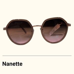 Nanette Lepore Brown Sunglasses with Gradient Lenses